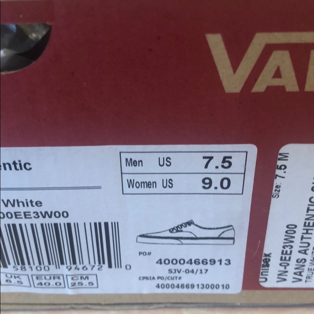 Vans sneakers